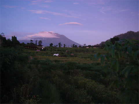 sacred Mt Agung